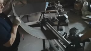 Вальцовка обечайки диаметром 800 мм