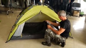 Палатка полуавтомат Norfin ZOPE 2 сборка разборка