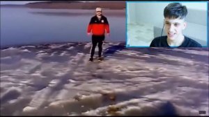 ОН НЕ ЗАМЕТИЛ КАК ПРОВАЛИЛСЯ ПОД ЛЁД...
