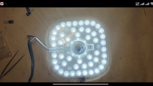 Ремонт простой светодиодной лампы.