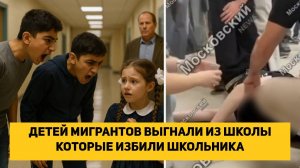 ДЕТЕЙ МИГРАНТОВ ВЫГНАЛИ ИЗ ШКОЛЫ КОТОРЫЕ ИЗБИЛИ ШКОЛЬНИКА