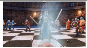 3D ANIMATION - Battle Chess Game of Kings: Rook and Knight