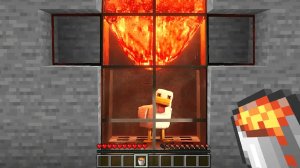 Реалистичная лава против курицы (из  Майнкрафт фильм) - Сборник мемов