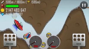 Hill Climb Racing - UFO in Cave / Mars / walkthrough | GamePlay