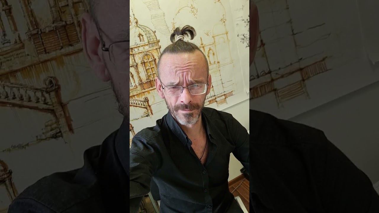 Перо и тушь, 2.  архитектурный скетчинг и рисование. Впечатления на листе акварельной бумаги.