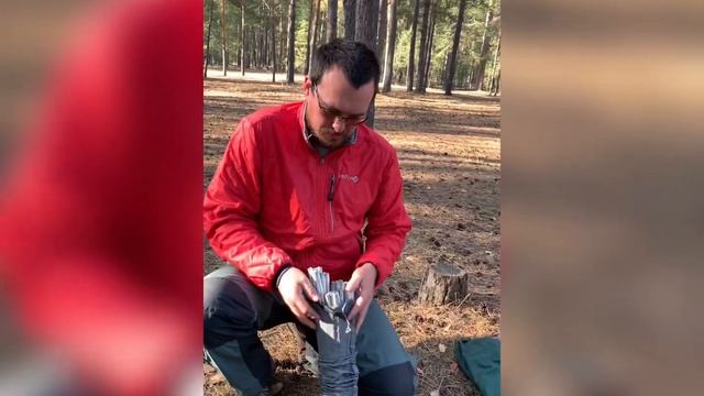 Как одному собрать трехместную палатку. смотреть онлайн