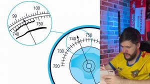 С помощью барометра проводились измерения атмосферного давления. Верхняя шкала барометра - №22400