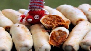 Пирожки- сигары,  с капустой