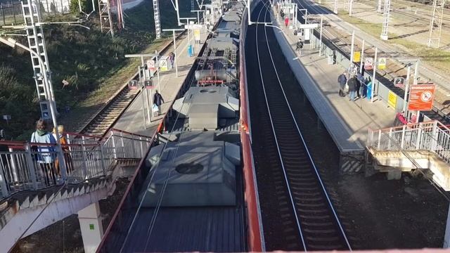 ЭГ2Тв-025. Отправление с пл. " Красный Строитель". Вид на к смотреть онлайн