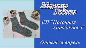 СП "Носочная коробочка 5" / Отчет за апрель / Носочки "Спиралька"