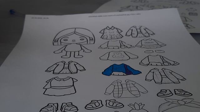 раскраска Toca boca غقفت😊 смотреть онлайн