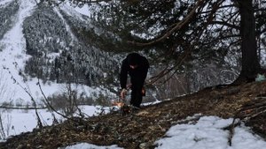 ЗИМНИЙ КЕМПИНГ В -17°C | Двухдневный одиночный поход по Кавказу