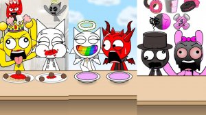Спринклирование НА ВСЕХ этапах | Сборник Incredibox