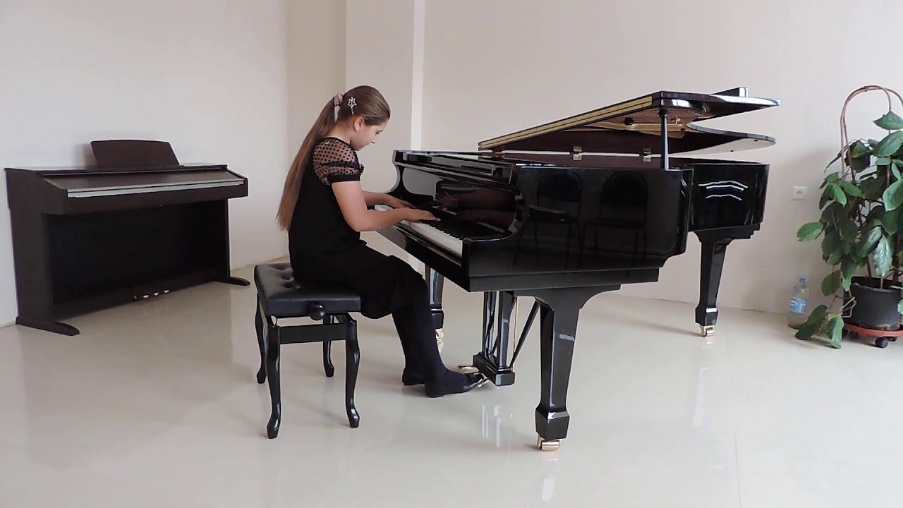 Монахова Екатерина 10 лет . Ф. Бургмюллер Этюд № 9 ля-бемоль мажор ор.109 смотреть онлайн