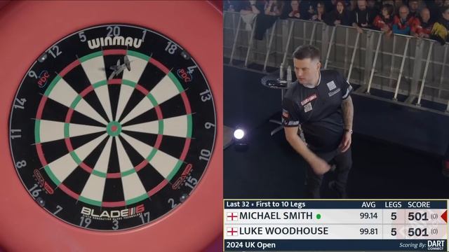 Michael Smith vs Luke Woodhouse | UK Open 2024 | PDC Darts Full Match Replay смотреть онлайн