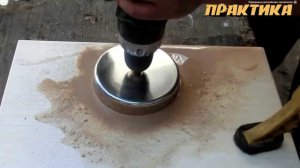 СВЕРЛИМ КЕРАМОГРАНИТ АЛМАЗНОЙ КОРОНКОЙ БЕЗ КОНДУКТОРА | Алмазная коронка практика