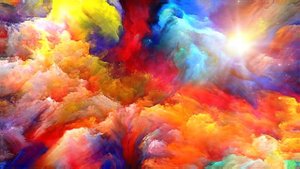 Футаж Цветные облака☁️ Background Colored Clouds