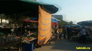 Обзор рынка возле Као Такиаб в Хуа Хине