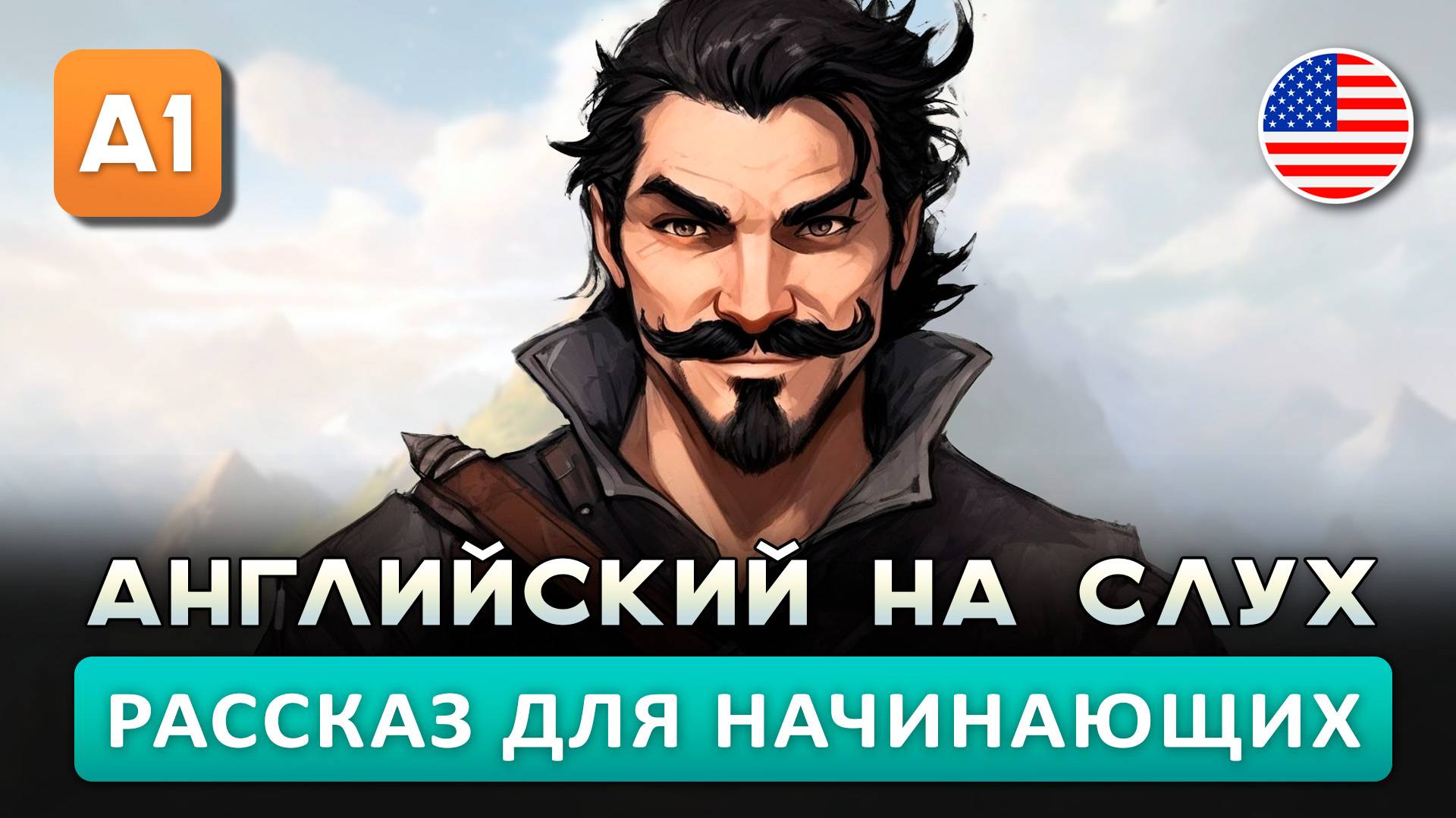 Простой рассказ на английском (A0 - A1): Лесной разбойник | Английский на слух 🎧