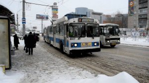 Троллейбус ЗиУ-683 КВР БТРМ-4007. Гармошка.