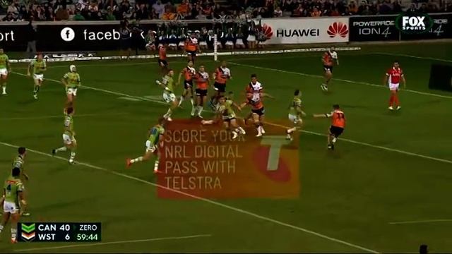 Throwback Thursday: Rapana's four tries against the Tigers смотреть онлайн