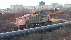 Оренбург, - дорога -дублёр улицы Чкалова… Видео Виктор Поживин