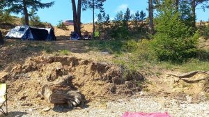 На Байкале с палаткой))