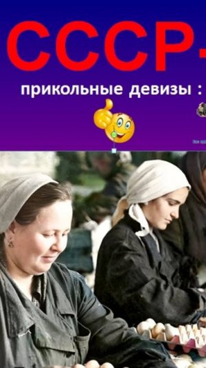 Юмор из СССР-прикольные девизы