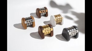 Вечный календарь из скульптурного гипса и ценных пород дерева