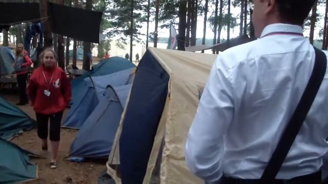 Телевидение приехало - Ивановский Новый рубеж на Селигере - 2013 смотреть онлайн