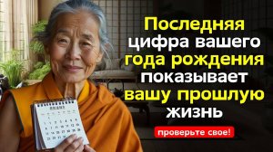 ВАША ЦИФРА СУДЬБЫ: Как прошлые жизни управляют вами? ✨ | Буддийские учения
