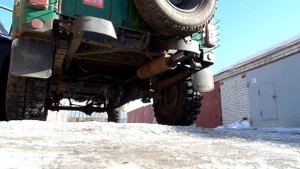 Прямоток на УАЗ 469 с насадкой