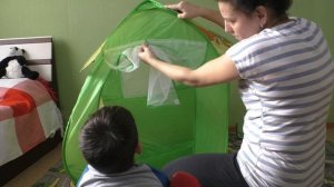 Домик палатка МИ МИ МИШКИ House tent for kids.