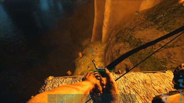 Ark aberration #2 - Коварное озеро с пираньями. Лезем через скалы! смотреть онлайн