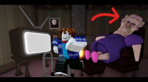 Побег от злой бабки в роблокс!