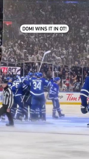 Max Domi Wins It In OT For The Maple Leafs