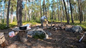 Отдых с палаткой в Карелии