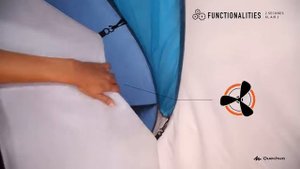 ПАЛАТКА 2 Х МЕСТНАЯ 2 SECONDS XL AIR QUECHUA