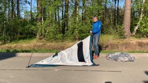 Установка палатки Quechua 2х- 3х- местная Decathlon