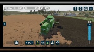 Уборочная 3 полей/Harvesting 3 fields. Deutz Fahr Topliner 4090 HTS #4 (Farming Simulator 23)