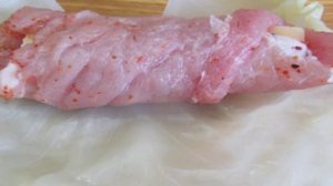 Свиные отбивные в капусте