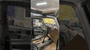 Замена крыши на Шевроле Нива. День четвертый.