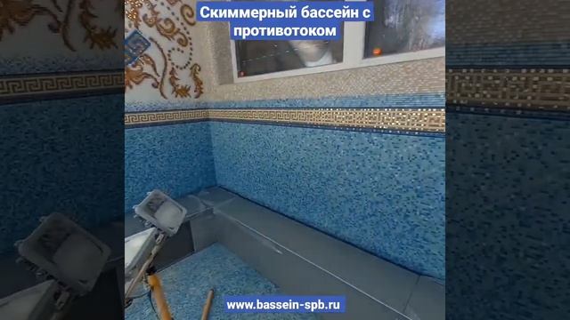 скиммерный бассейн с противотоком