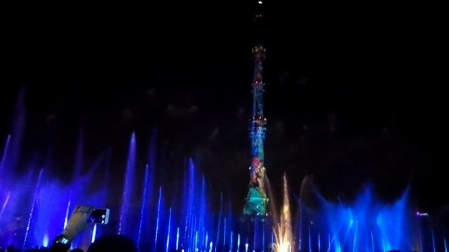 Открытие Круг света 2017. Останкино. Праздничный салют. смотреть онлайн