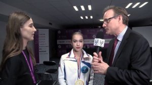 Alina Zagitova JGP Final Marseille 2016 FS Interview