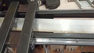 Изготовление ЧПУ станка из профильных труб.