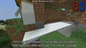 Реп батл в Minecraft:Голем vs Снеговик