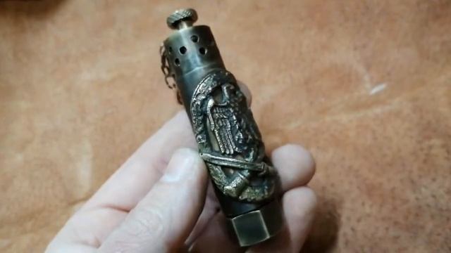 Gasoline Lighter, rare WW2, зажигалка бензиновая вермахт смотреть онлайн