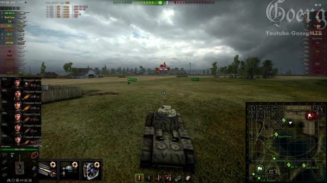 World of Tanks КВ-3 Три боя. Знак классности "Мастер". смотреть онлайн
