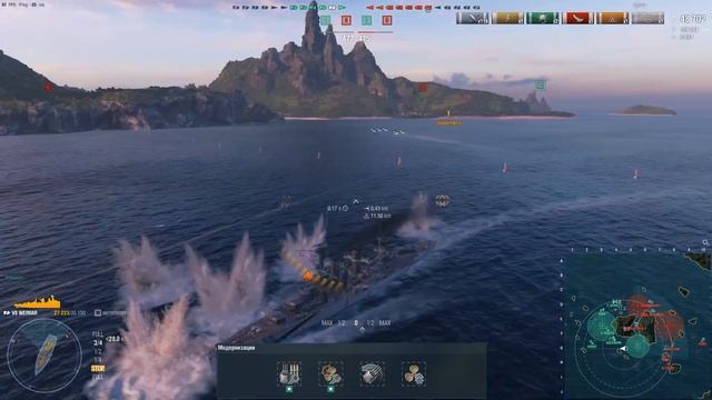 ОБЗОР WEIMAR. ЛЕГКОЕ РАЗОЧАРОВАНИЕ || WORLD OF WARSHIPS